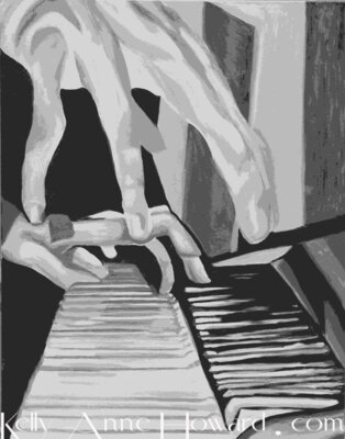 Piano Player b/w