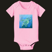 swimming turtle - 100% Cotton One Piece