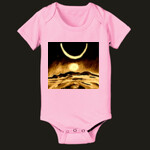 moonscape in orange mustard - 100% Cotton One Piece