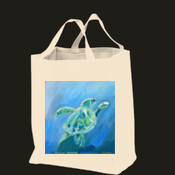 turtle tote - Grocery Tote