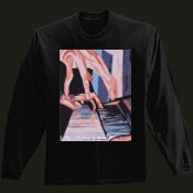 Piano Player full color - Long-sleeve T-Shirt