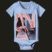 Piano Player full color - 100% Cotton One Piece